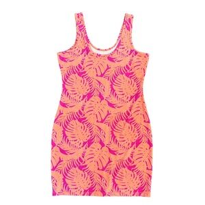 Salt Life Vibrant Orange and Pink Dress